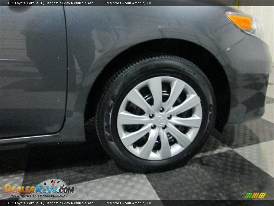 2012 Toyota Corolla LE Magnetic Gray Metallic / Ash Photo #8