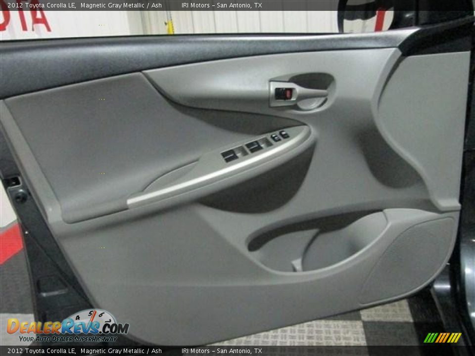 2012 Toyota Corolla LE Magnetic Gray Metallic / Ash Photo #9