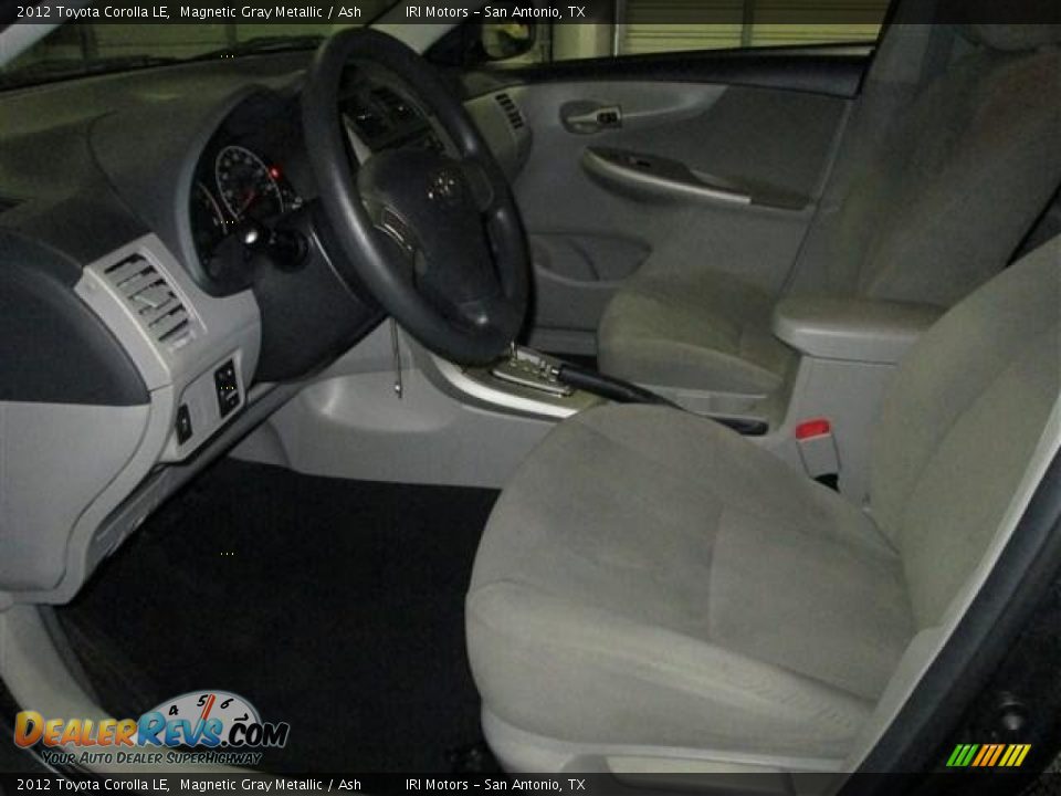 2012 Toyota Corolla LE Magnetic Gray Metallic / Ash Photo #10