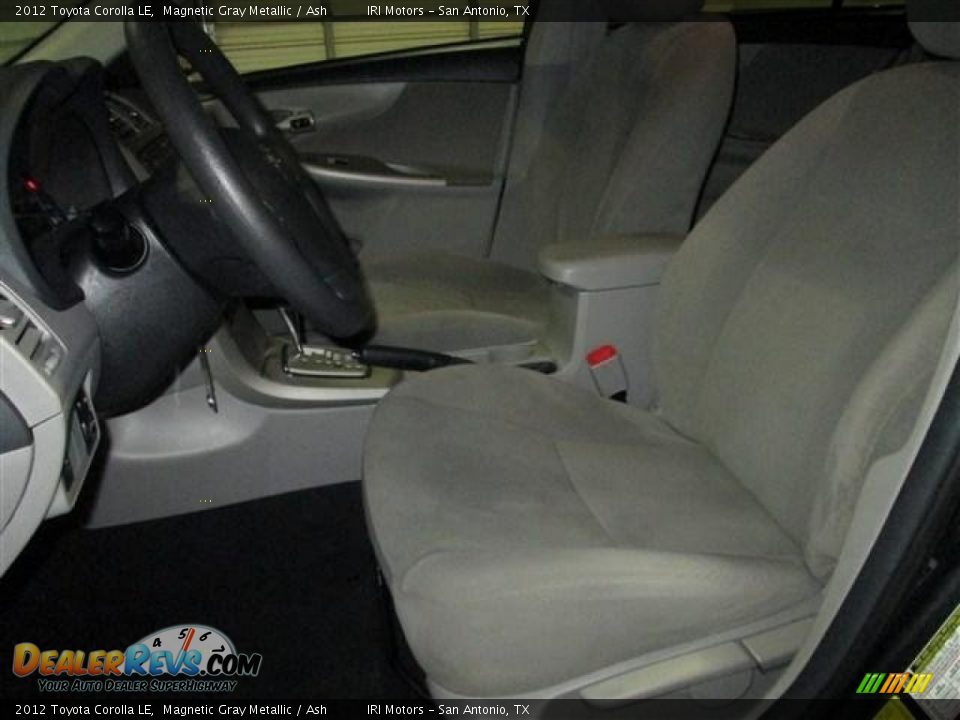 2012 Toyota Corolla LE Magnetic Gray Metallic / Ash Photo #11
