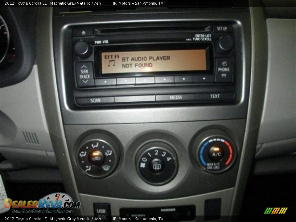 2012 Toyota Corolla LE Magnetic Gray Metallic / Ash Photo #14
