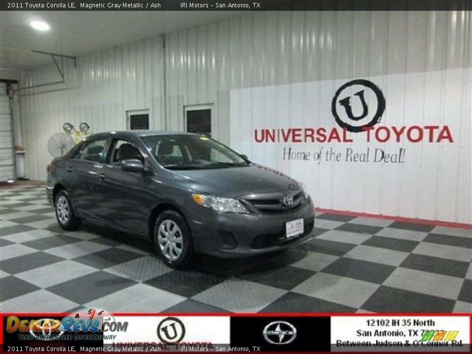 2011 Toyota Corolla LE Magnetic Gray Metallic / Ash Photo #1