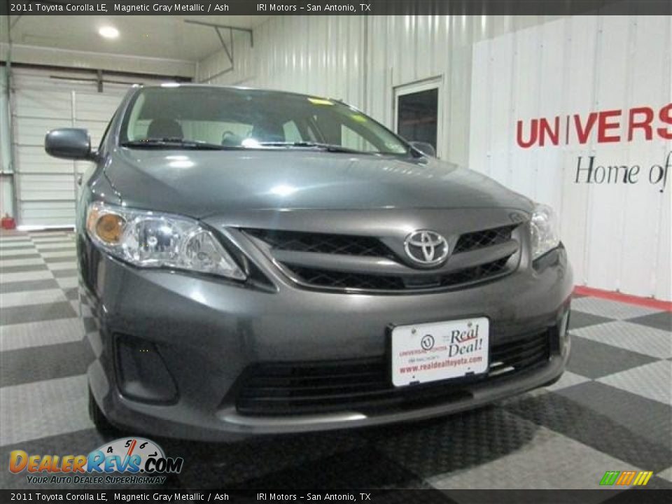 2011 Toyota Corolla LE Magnetic Gray Metallic / Ash Photo #2