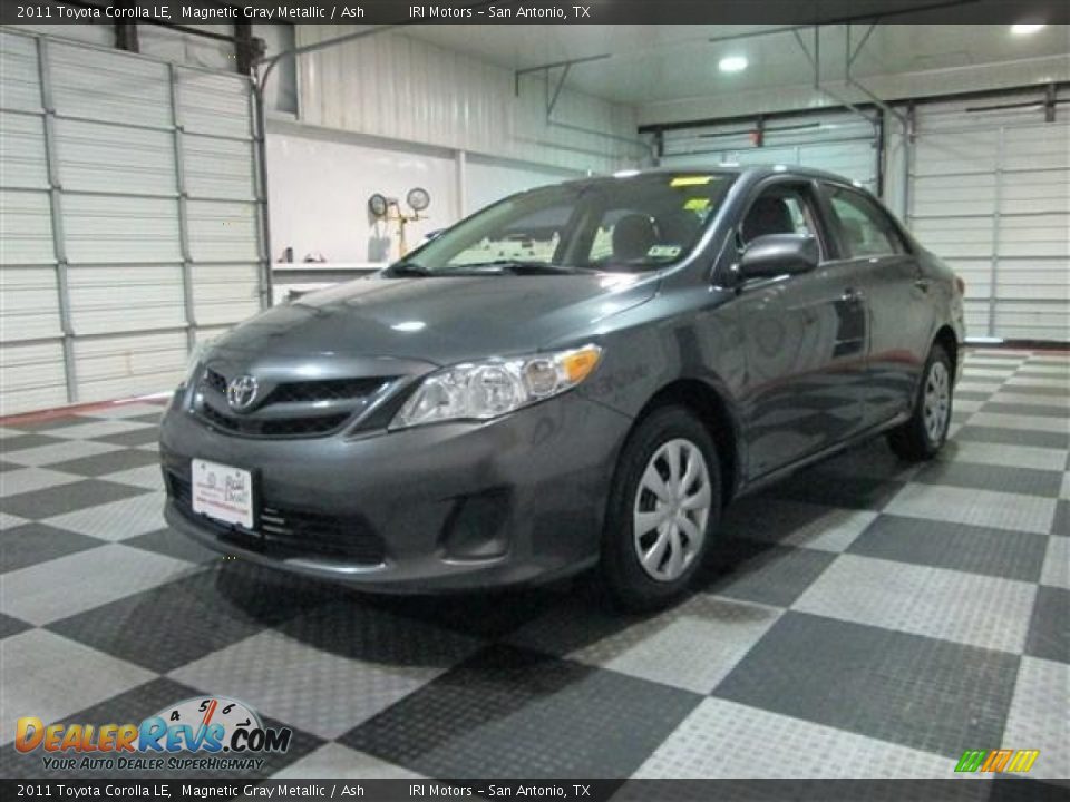 2011 Toyota Corolla LE Magnetic Gray Metallic / Ash Photo #3