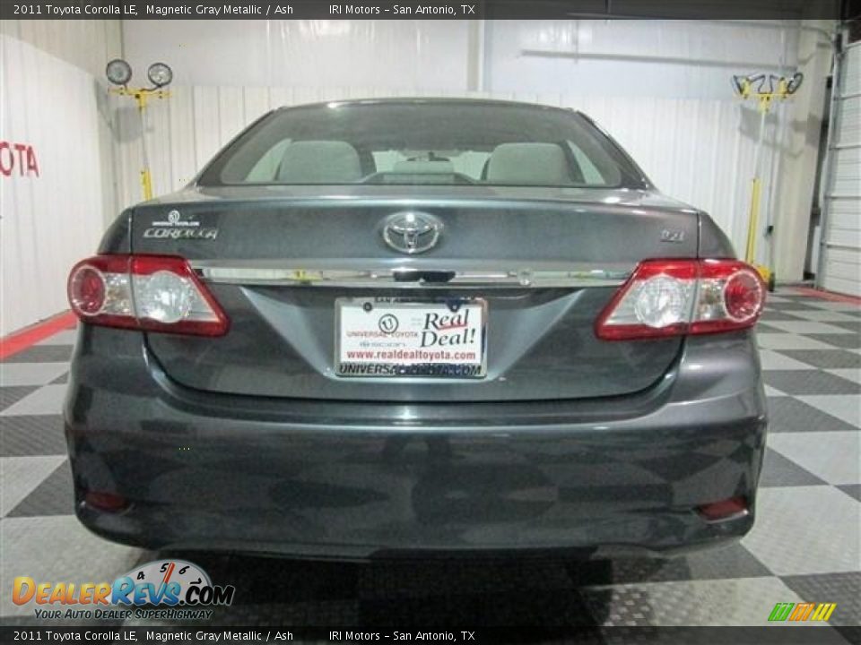 2011 Toyota Corolla LE Magnetic Gray Metallic / Ash Photo #6