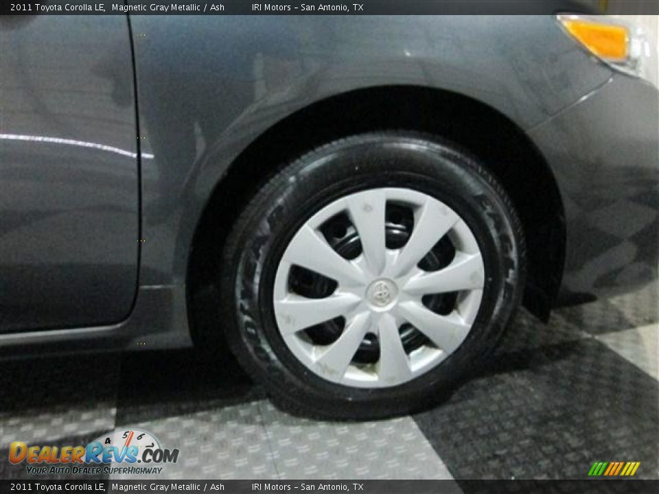 2011 Toyota Corolla LE Magnetic Gray Metallic / Ash Photo #8