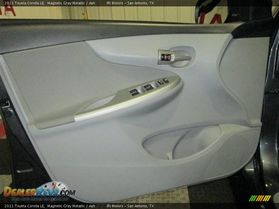 2011 Toyota Corolla LE Magnetic Gray Metallic / Ash Photo #9