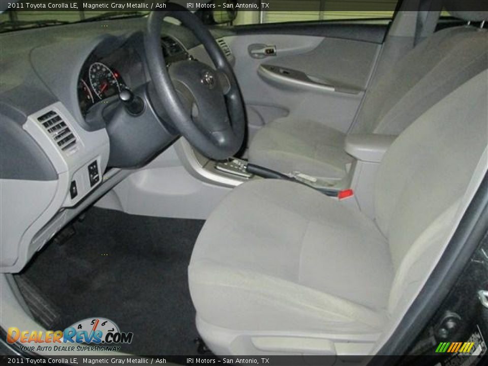2011 Toyota Corolla LE Magnetic Gray Metallic / Ash Photo #10