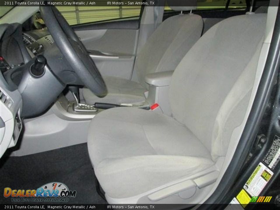 2011 Toyota Corolla LE Magnetic Gray Metallic / Ash Photo #11