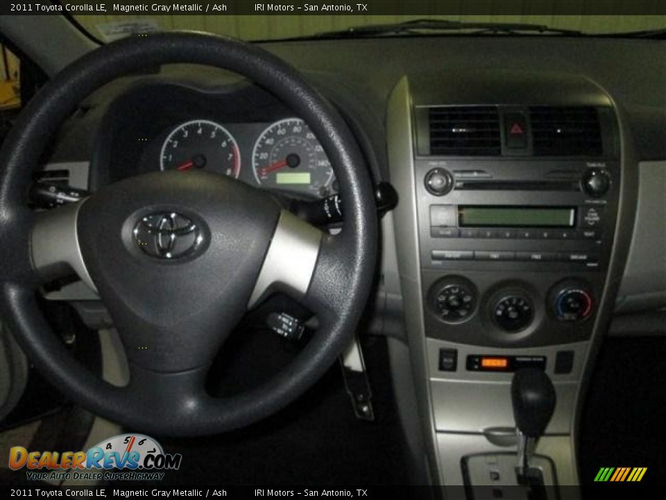 2011 Toyota Corolla LE Magnetic Gray Metallic / Ash Photo #13