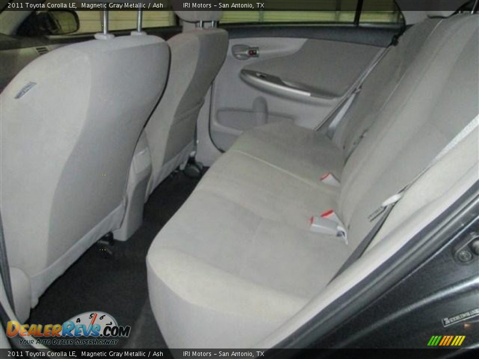 2011 Toyota Corolla LE Magnetic Gray Metallic / Ash Photo #19