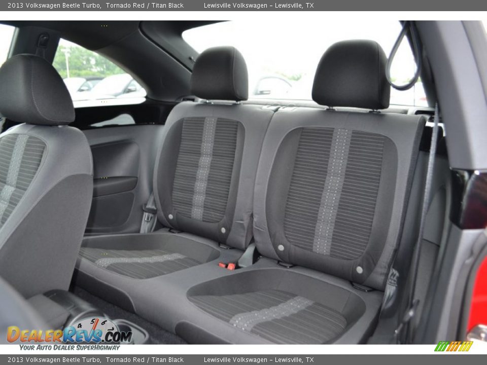 Rear Seat of 2013 Volkswagen Beetle Turbo Photo #4