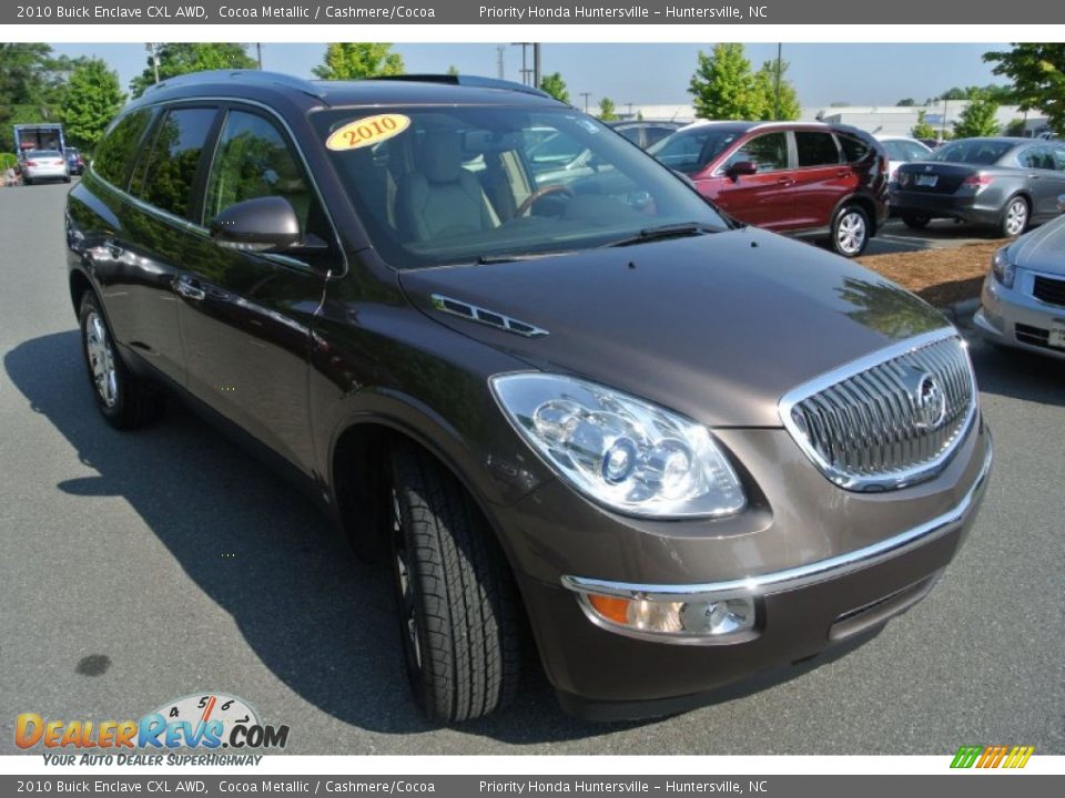 2010 Buick Enclave CXL AWD Cocoa Metallic / Cashmere/Cocoa Photo #2