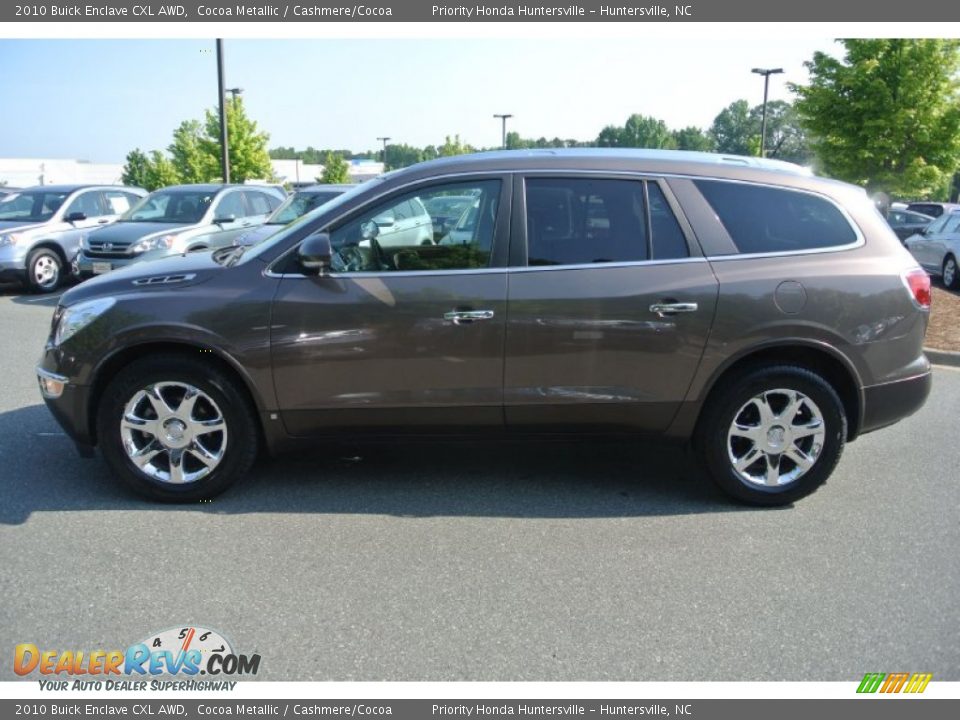 2010 Buick Enclave CXL AWD Cocoa Metallic / Cashmere/Cocoa Photo #3