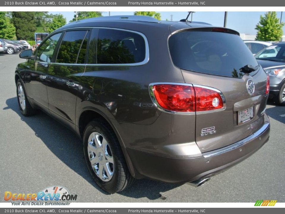 2010 Buick Enclave CXL AWD Cocoa Metallic / Cashmere/Cocoa Photo #4