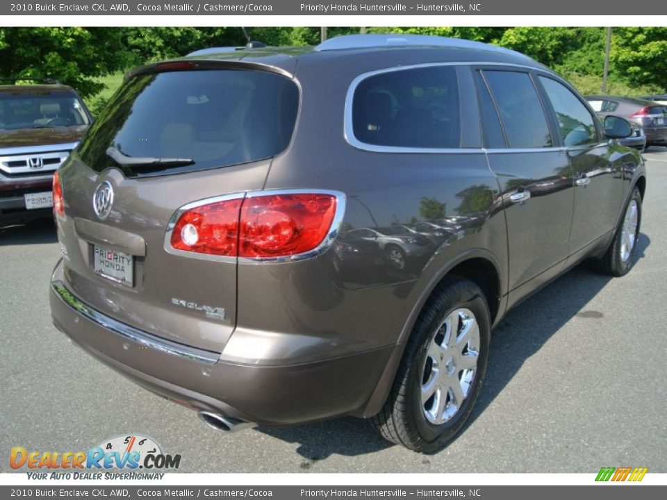 2010 Buick Enclave CXL AWD Cocoa Metallic / Cashmere/Cocoa Photo #5