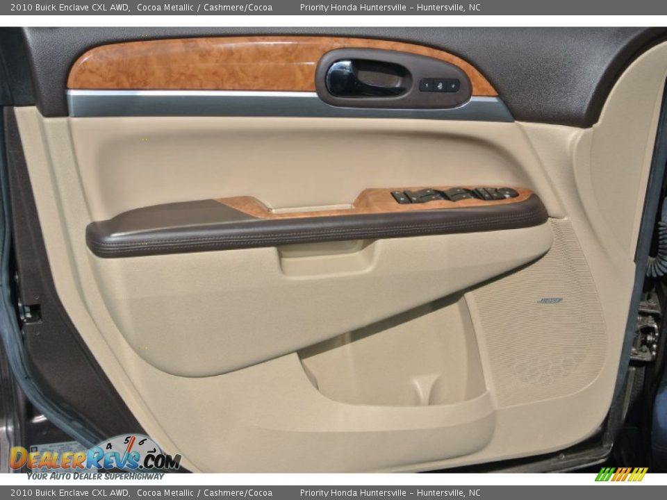 2010 Buick Enclave CXL AWD Cocoa Metallic / Cashmere/Cocoa Photo #10