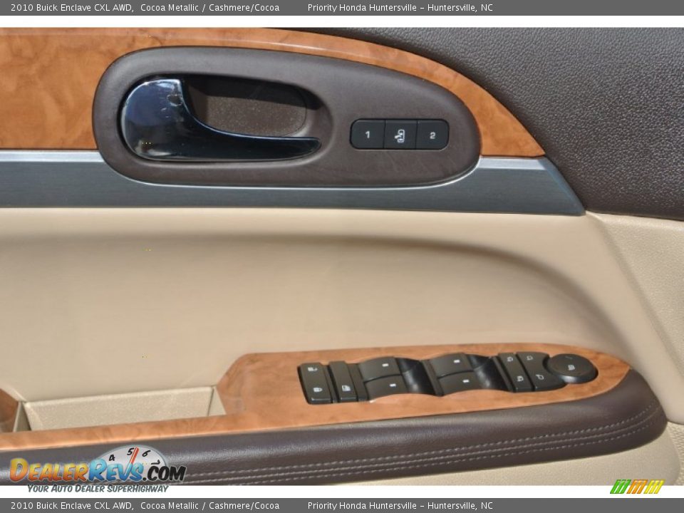 2010 Buick Enclave CXL AWD Cocoa Metallic / Cashmere/Cocoa Photo #11