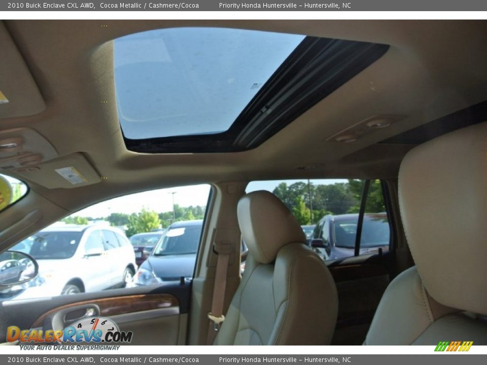 2010 Buick Enclave CXL AWD Cocoa Metallic / Cashmere/Cocoa Photo #12