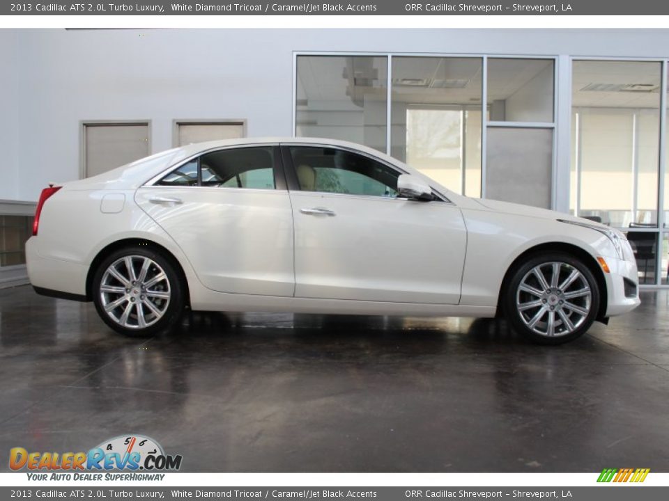 White Diamond Tricoat 2013 Cadillac ATS 2.0L Turbo Luxury Photo #7