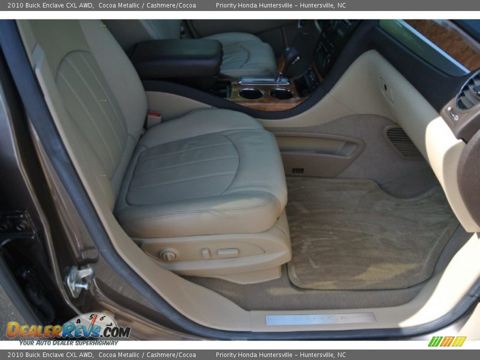 2010 Buick Enclave CXL AWD Cocoa Metallic / Cashmere/Cocoa Photo #23