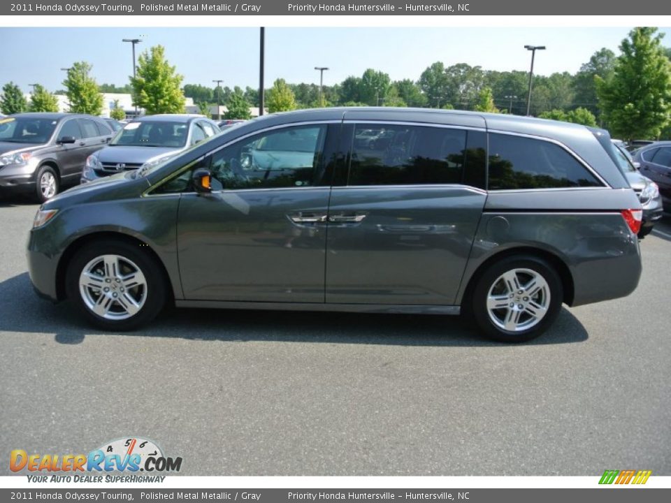 2011 Honda Odyssey Touring Polished Metal Metallic / Gray Photo #3