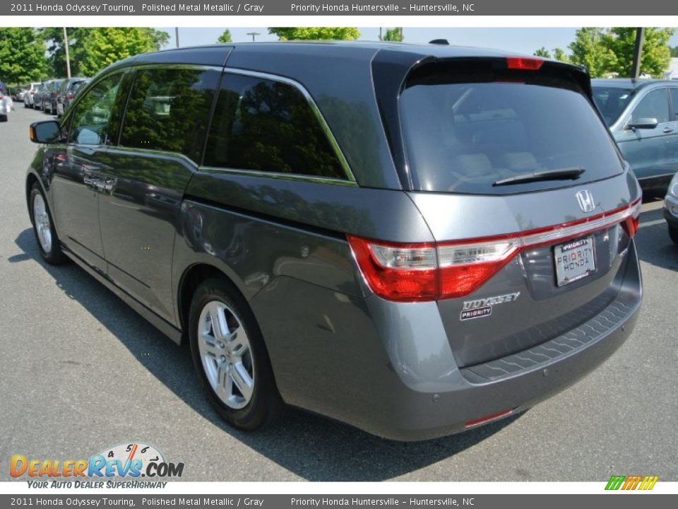 2011 Honda Odyssey Touring Polished Metal Metallic / Gray Photo #4