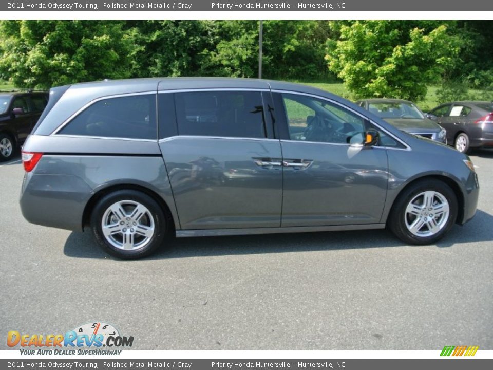 2011 Honda Odyssey Touring Polished Metal Metallic / Gray Photo #6