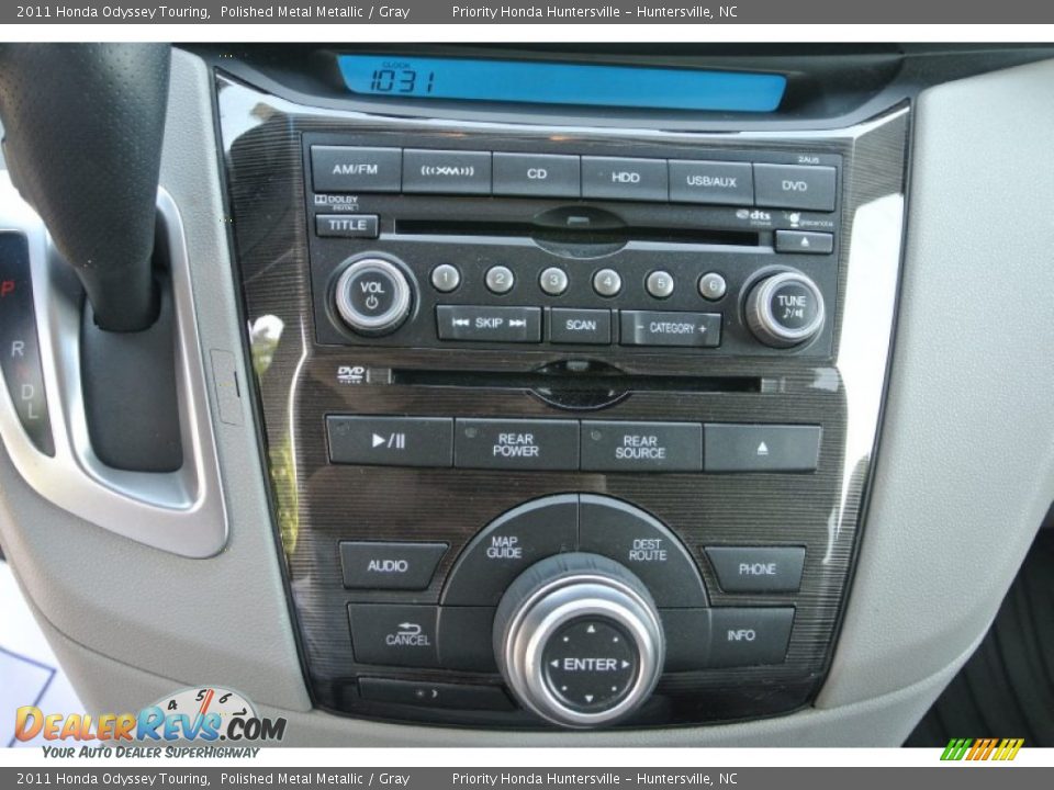 2011 Honda Odyssey Touring Polished Metal Metallic / Gray Photo #14