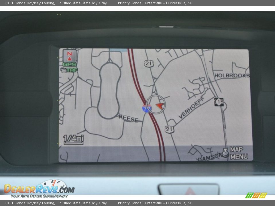 2011 Honda Odyssey Touring Polished Metal Metallic / Gray Photo #16