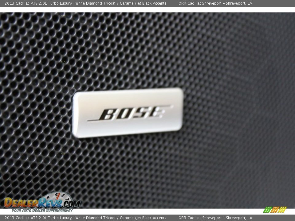 2013 Cadillac ATS 2.0L Turbo Luxury White Diamond Tricoat / Caramel/Jet Black Accents Photo #36