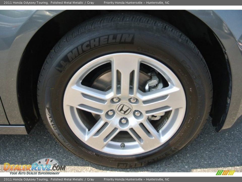 2011 Honda Odyssey Touring Polished Metal Metallic / Gray Photo #25