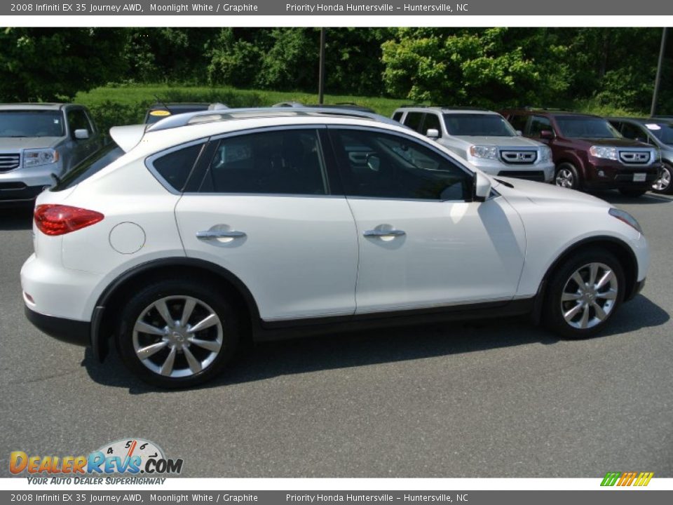 2008 Infiniti EX 35 Journey AWD Moonlight White / Graphite Photo #6