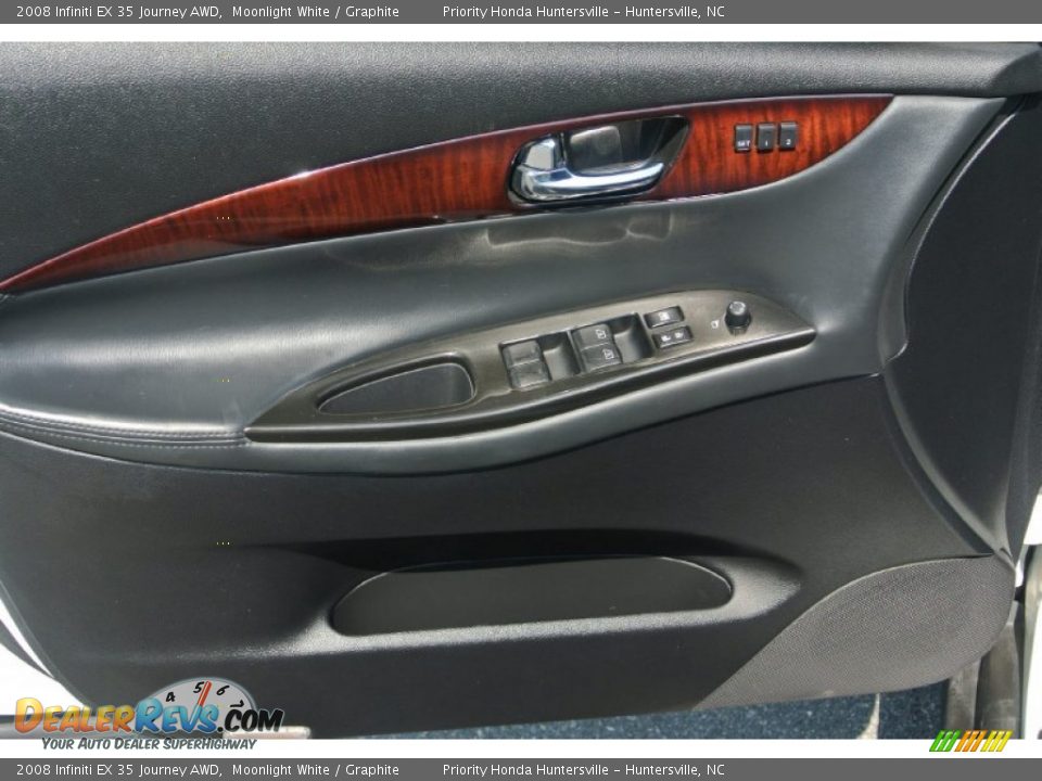 2008 Infiniti EX 35 Journey AWD Moonlight White / Graphite Photo #10