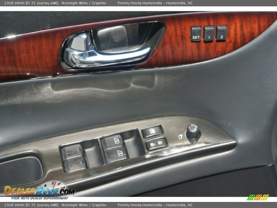 2008 Infiniti EX 35 Journey AWD Moonlight White / Graphite Photo #11