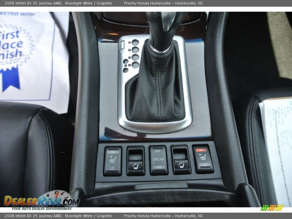 2008 Infiniti EX 35 Journey AWD Moonlight White / Graphite Photo #13
