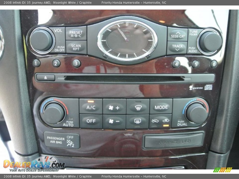 2008 Infiniti EX 35 Journey AWD Moonlight White / Graphite Photo #14