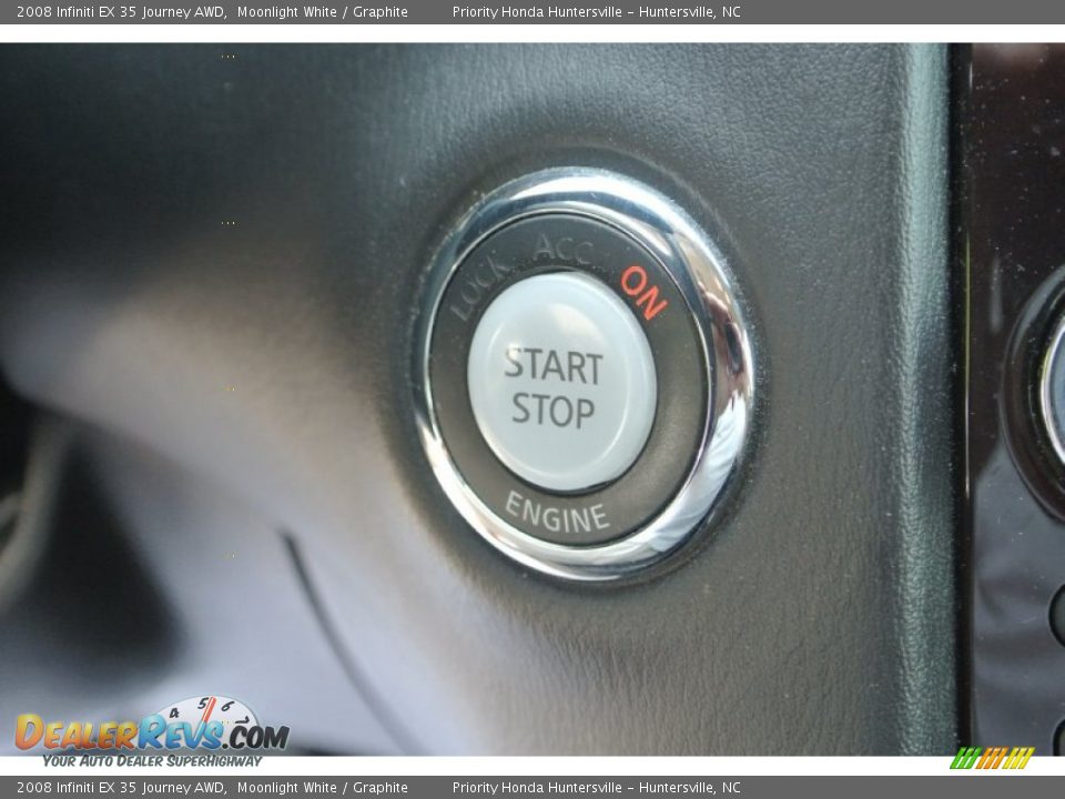2008 Infiniti EX 35 Journey AWD Moonlight White / Graphite Photo #15