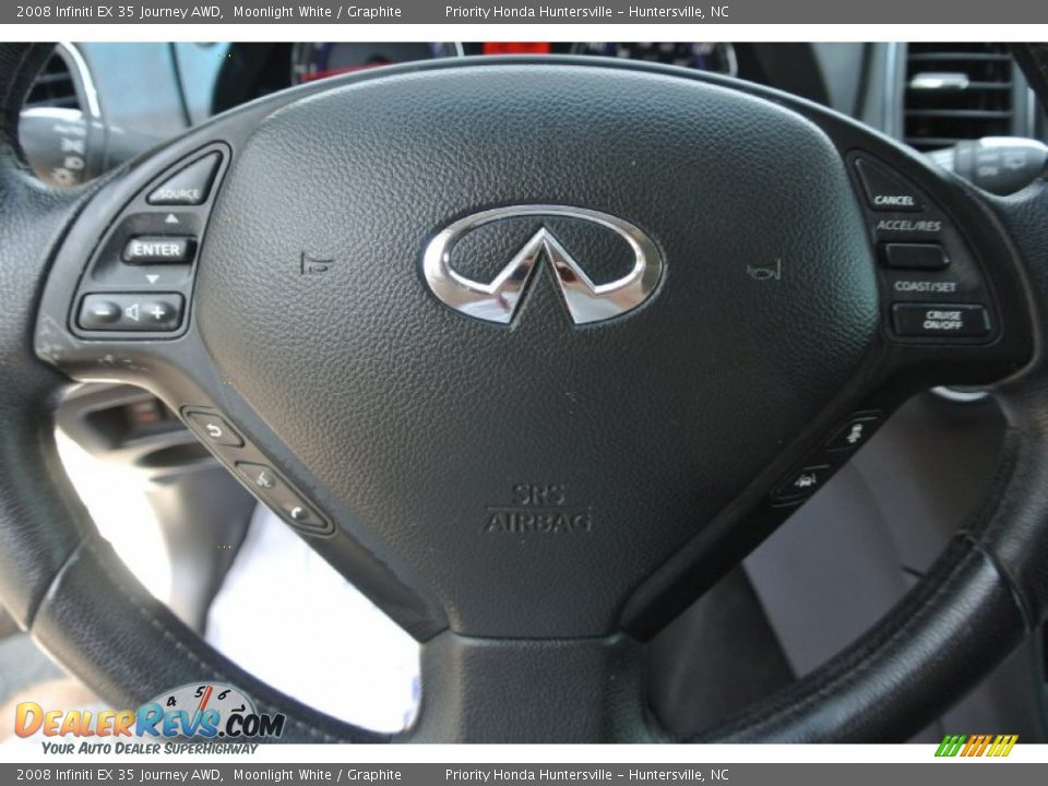 2008 Infiniti EX 35 Journey AWD Moonlight White / Graphite Photo #18