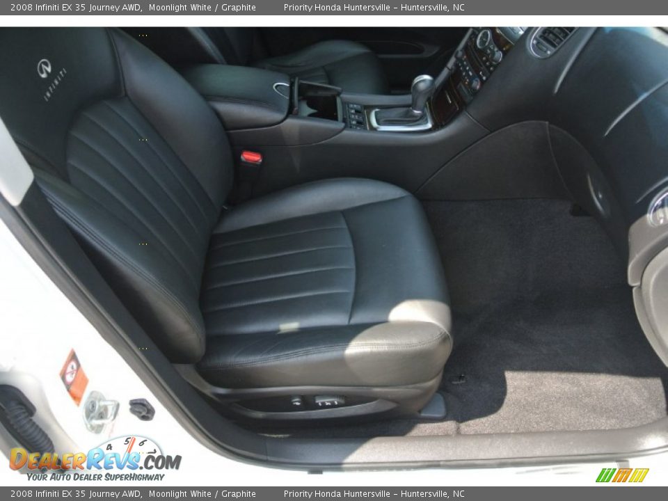 2008 Infiniti EX 35 Journey AWD Moonlight White / Graphite Photo #22