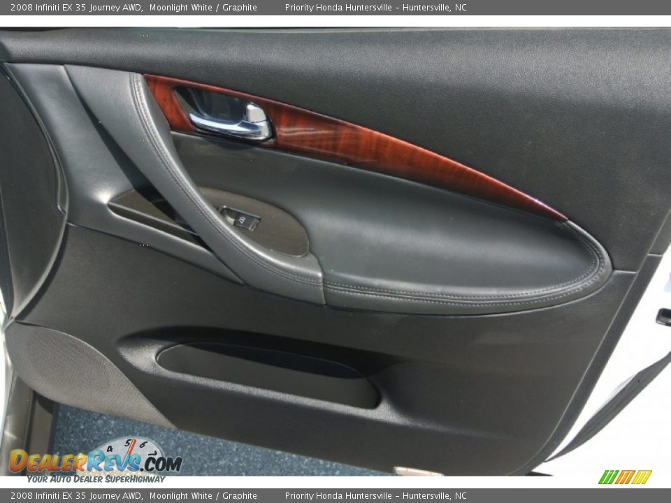 2008 Infiniti EX 35 Journey AWD Moonlight White / Graphite Photo #23