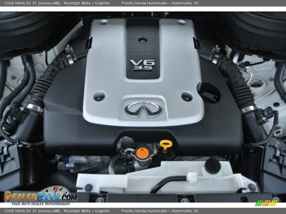 2008 Infiniti EX 35 Journey AWD Moonlight White / Graphite Photo #25