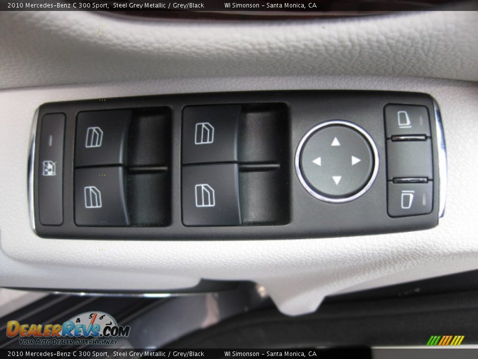 2010 Mercedes-Benz C 300 Sport Steel Grey Metallic / Grey/Black Photo #8