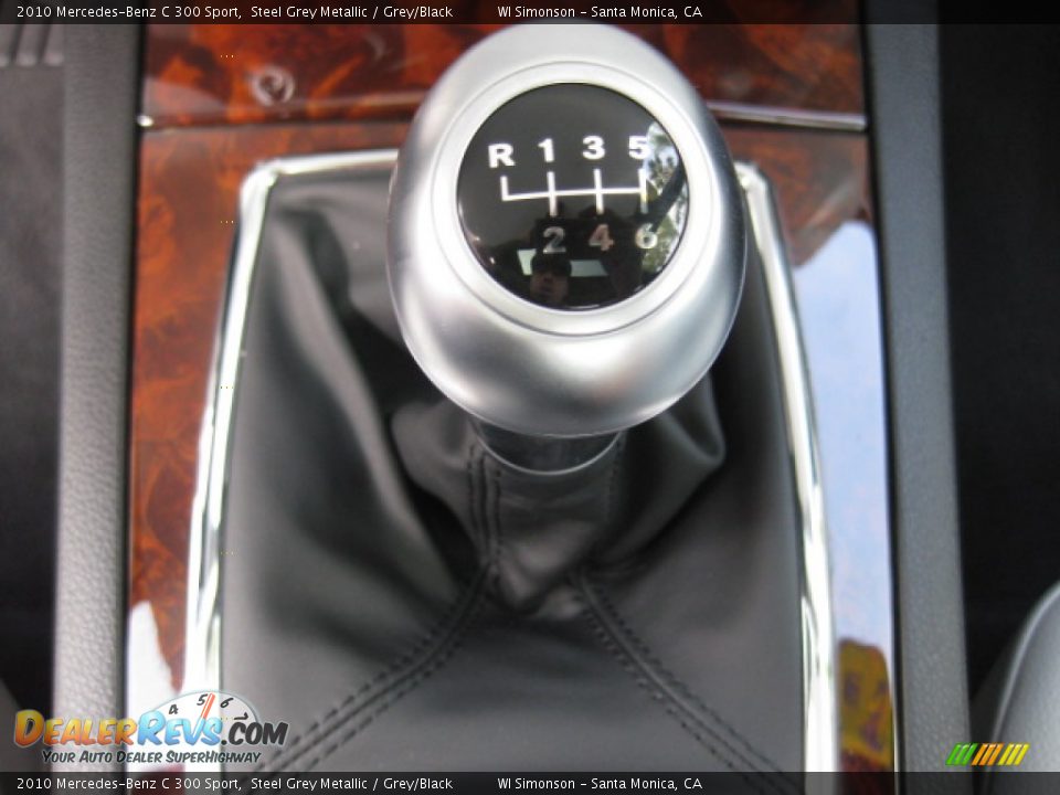 2010 Mercedes-Benz C 300 Sport Steel Grey Metallic / Grey/Black Photo #11