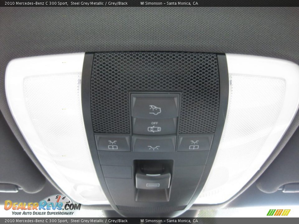 2010 Mercedes-Benz C 300 Sport Steel Grey Metallic / Grey/Black Photo #15