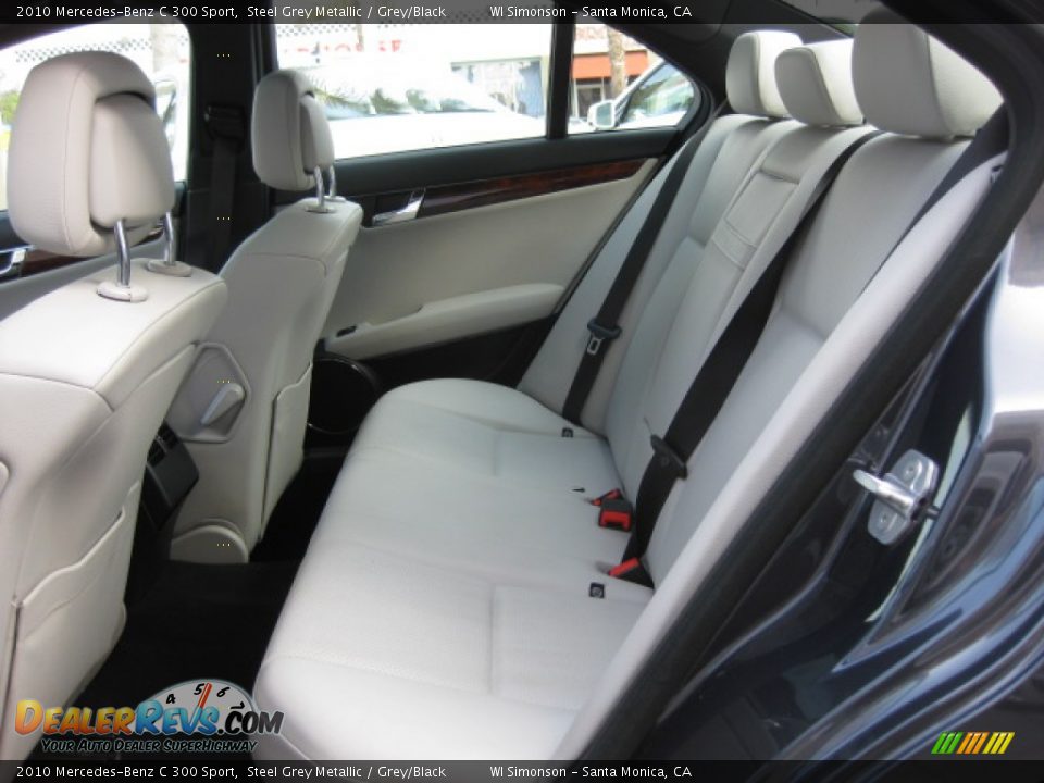 2010 Mercedes-Benz C 300 Sport Steel Grey Metallic / Grey/Black Photo #17