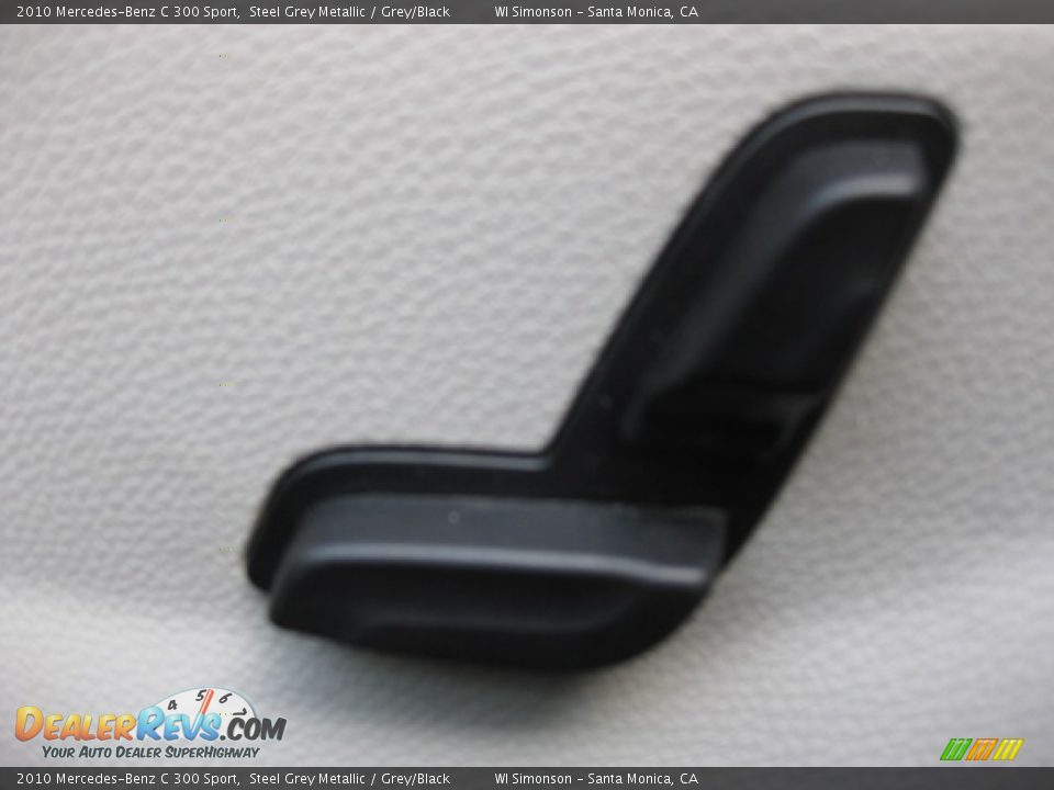 2010 Mercedes-Benz C 300 Sport Steel Grey Metallic / Grey/Black Photo #18