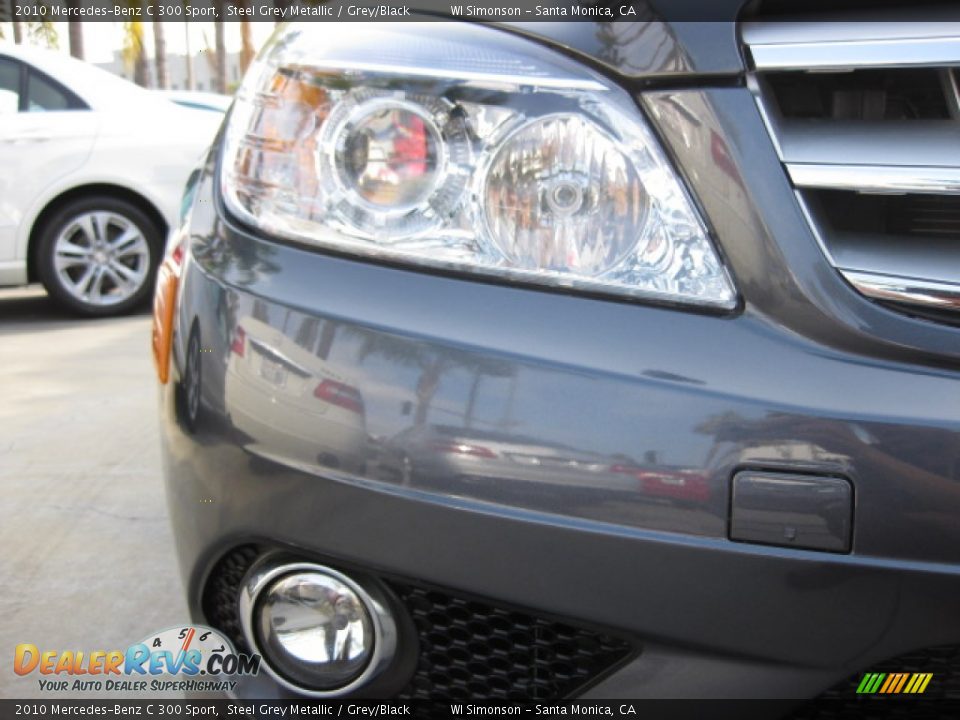 2010 Mercedes-Benz C 300 Sport Steel Grey Metallic / Grey/Black Photo #24