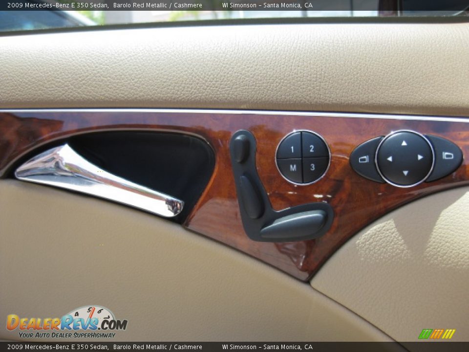 2009 Mercedes-Benz E 350 Sedan Barolo Red Metallic / Cashmere Photo #7