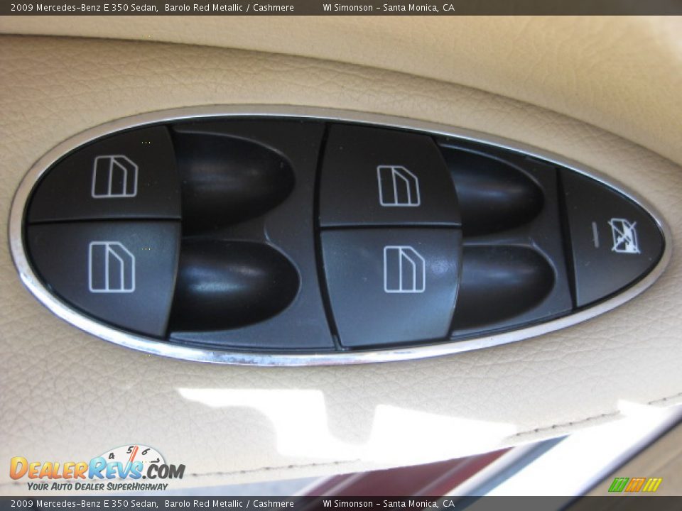 2009 Mercedes-Benz E 350 Sedan Barolo Red Metallic / Cashmere Photo #8
